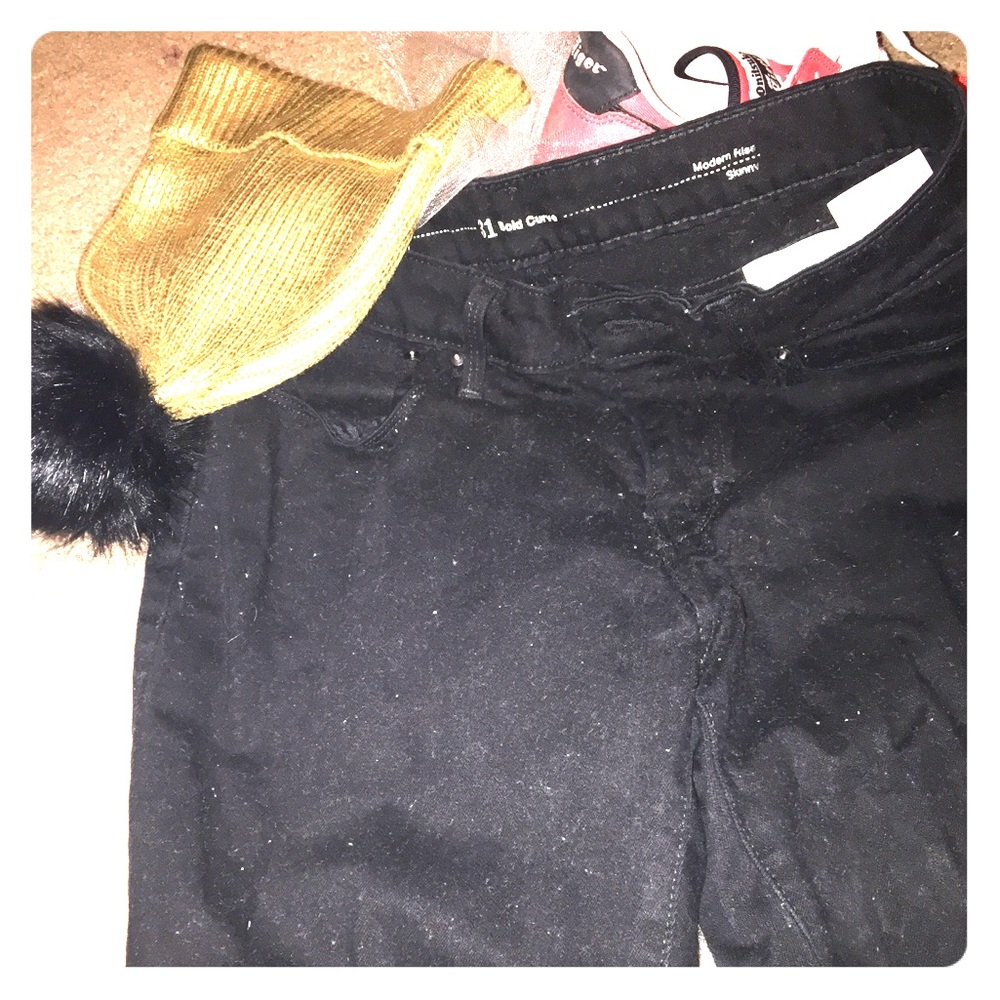 Levi's Black Denim Jeans 30/10 Bold Curve Skinny